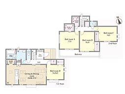 柏市増尾台4丁目　新築一戸建て　全1棟