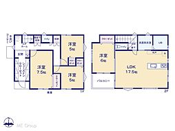 流山市松ケ丘6丁目　新築一戸建て　全1棟
