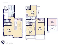 浦安市弁天1丁目　1期　新築一戸建て　全2棟