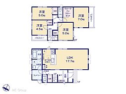 川口市長蔵2丁目　新築一戸建て　全4棟