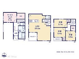 江戸川区東葛西4丁目　新築一戸建て　全1棟