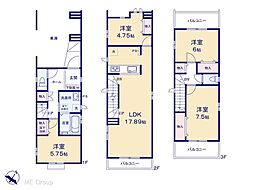 江戸川区北葛西5丁目 新築一戸建て 全1棟