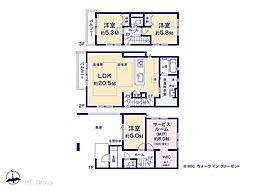 足立区鹿浜5丁目　8期　新築一戸建て　全3棟