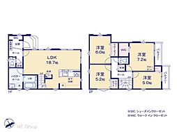 越谷市赤山町4丁目　3期　新築一戸建て　全1棟