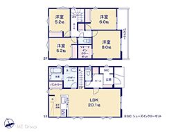 越谷市大泊 1期 新築一戸建て 全3棟
