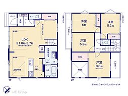 松戸市仲井町1丁目　4期　新築一戸建て　全2棟