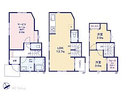 葛飾区お花茶屋3丁目　新築一戸建て　全1棟
