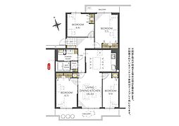 三郷早稲田第五住宅2−3号棟