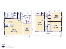 川口市赤井4丁目　新築一戸建て　全2棟