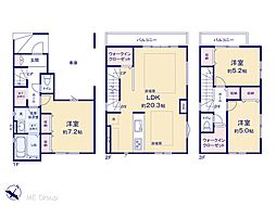 江戸川区北篠崎2丁目　4期　新築一戸建て　全1棟