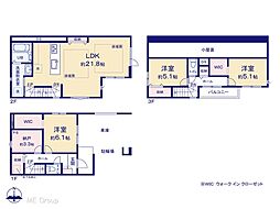 江戸川区松江2丁目　18期　新築一戸建て　全1棟