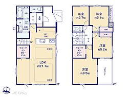 松戸市牧の原2丁目 9期 新築一戸建て 全2棟