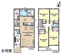 市川市北方町4丁目　新築一戸建て　全2棟