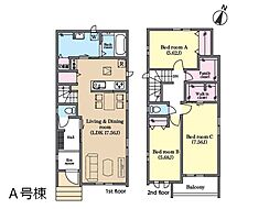 市川市北方町4丁目　新築一戸建て　全2棟