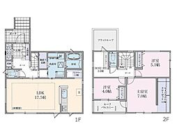 流山市木2丁目　新築一戸建て　全1棟