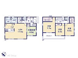 野田市中里　3期　新築一戸建て　全3棟