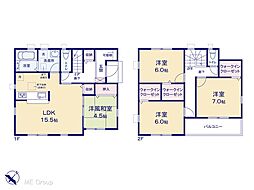 野田市中里　3期　新築一戸建て　全3棟