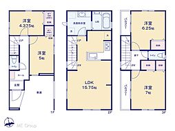 江戸川区東小松川2丁目　3期　新築一戸建て　全1棟