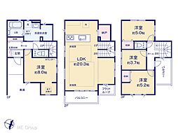 足立区関原2丁目　6期　新築一戸建て　全1棟