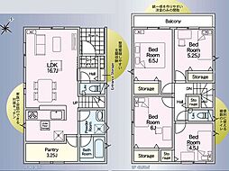 三郷市戸ケ崎5丁目　第57　新築一戸建て　全1棟