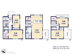 江戸川区南小岩2丁目 18期 新築一戸建て 全1棟