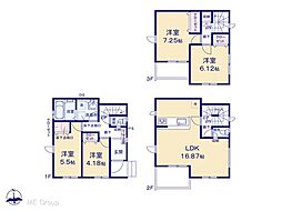 グラファーレ　吉川市高久1丁目　6期　全1棟