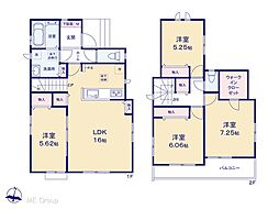 草加市谷塚仲町　新築一戸建て　全6棟