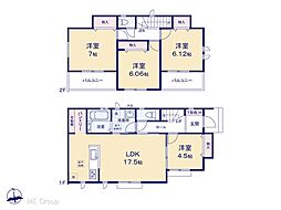草加市谷塚仲町　新築一戸建て　全6棟