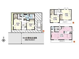 グラファーレ　川口市芝高木2丁目　3期　 全1棟