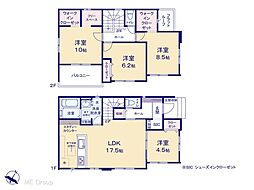野田市花井新田　2期　新築一戸建て　全2棟