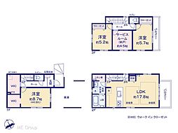 江戸川区西小松川町　3期　新築一戸建て 全2棟