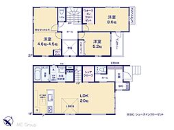 白井市冨士　3期　新築一戸建て　全1棟