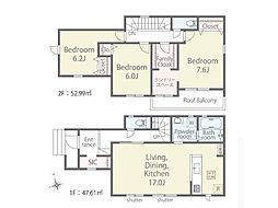 我孫子市岡発戸　1期　新築一戸建て　全1棟