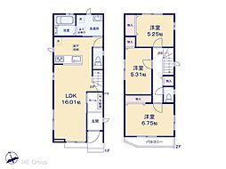 市川市真間5丁目　新築一戸建て　全3棟
