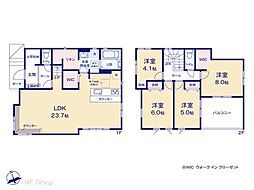 鎌ケ谷市東初富2丁目　5期　新築一戸建て　全1棟