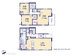 越谷市宮本町5丁目　18期　新築一戸建て　全1棟