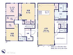 市川市日之出　新築一戸建て　全1棟