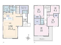和光市新倉2丁目　4期　新築一戸建て　全1棟