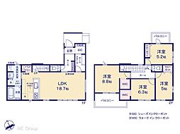 柏市布施新町4丁目　3期　新築一戸建て　全1棟