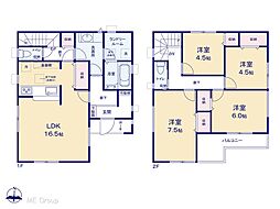 野田市山崎　第6　新築一戸建て 全4棟