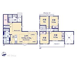 松戸市新松戸7丁目　14期　新築一戸建て　全2棟