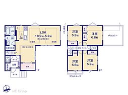 松戸市新松戸7丁目　14期　新築一戸建て　全2棟