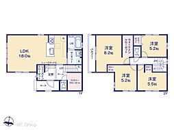 草加市稲荷6丁目　4期　新築一戸建て　全1棟
