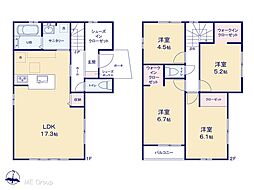 草加市稲荷3丁目 5期 新築一戸建て 全1棟