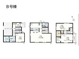 市川市新田1丁目 新築一戸建て 全2棟