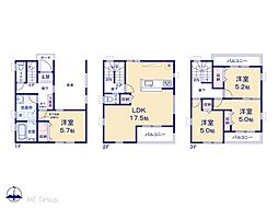 川口市本前川1丁目 新築一戸建て 全2棟