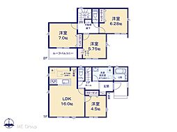 吉川市中曽根2丁目　第1期　新築一戸建て　全2棟