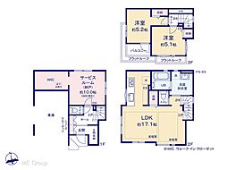 足立区西新井本町1丁目　9期　新築一戸建て　全2棟