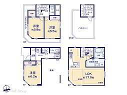 足立区西新井本町1丁目 9期 新築一戸建て 全2棟