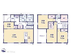 白岡市篠津　第3　新築一戸建て　全1棟